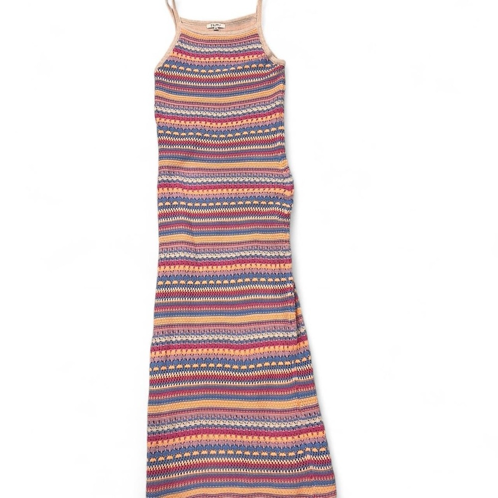 Colorful Striped Maxi Dress